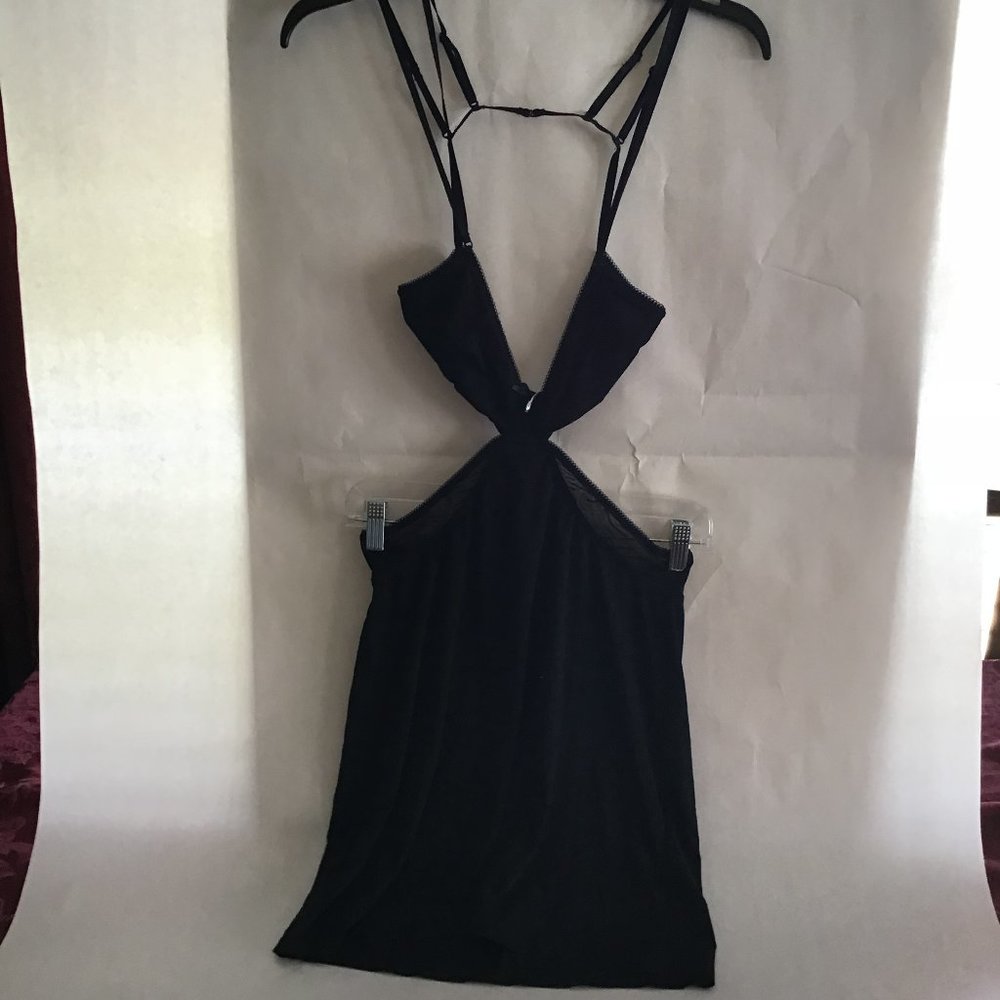 Forever 21 sexy black baby doll lingerie, size Large